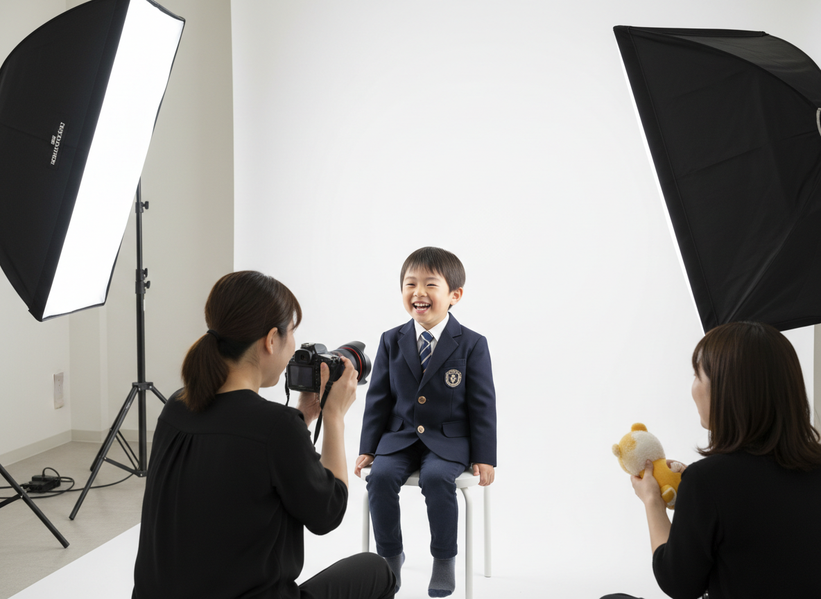 お子様の証明写真も対応・スタジオアージュ