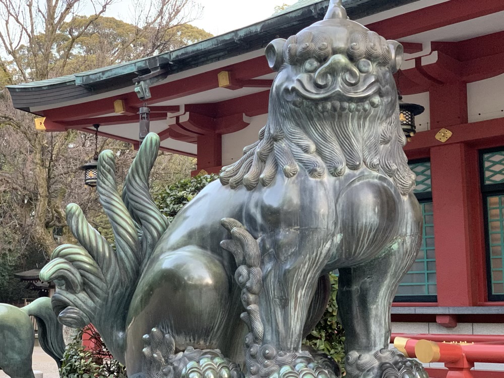西宮神社の狛犬
