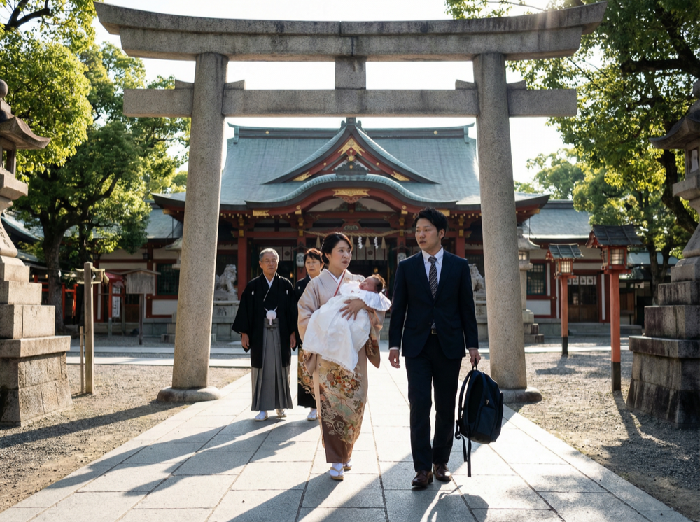 お宮参りの全体像イメージ