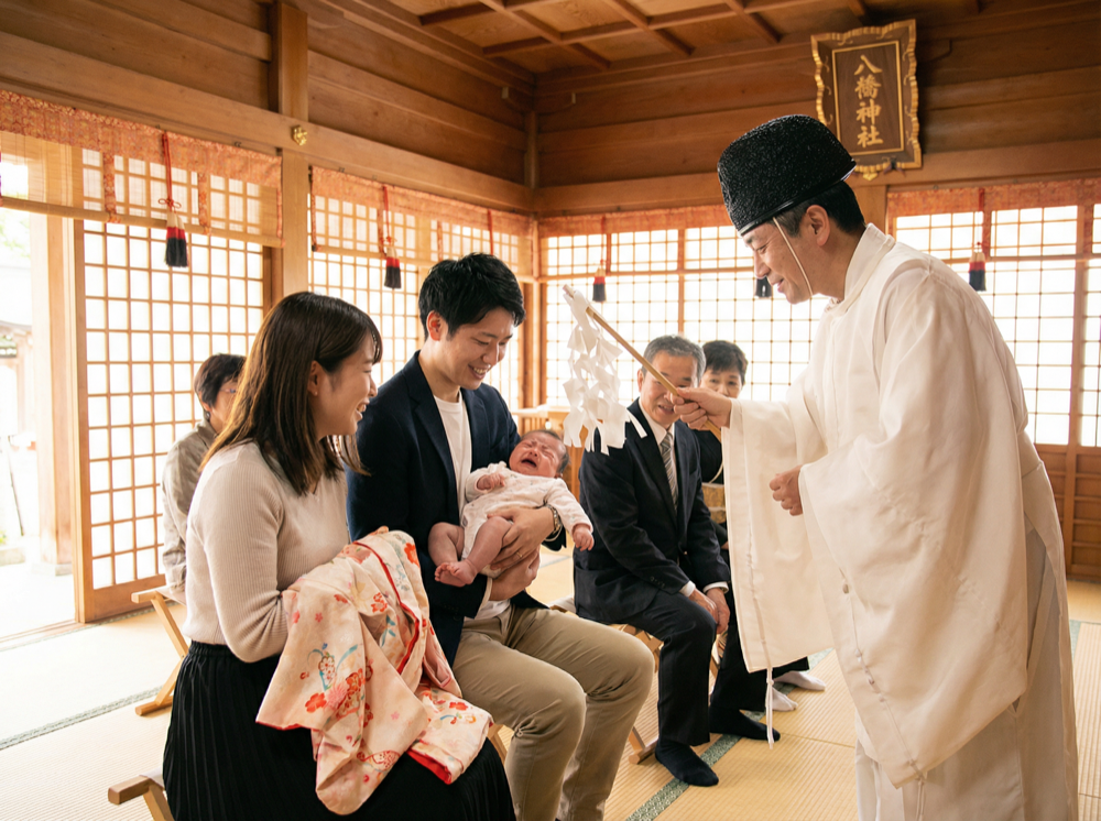 お子様の泣き顔