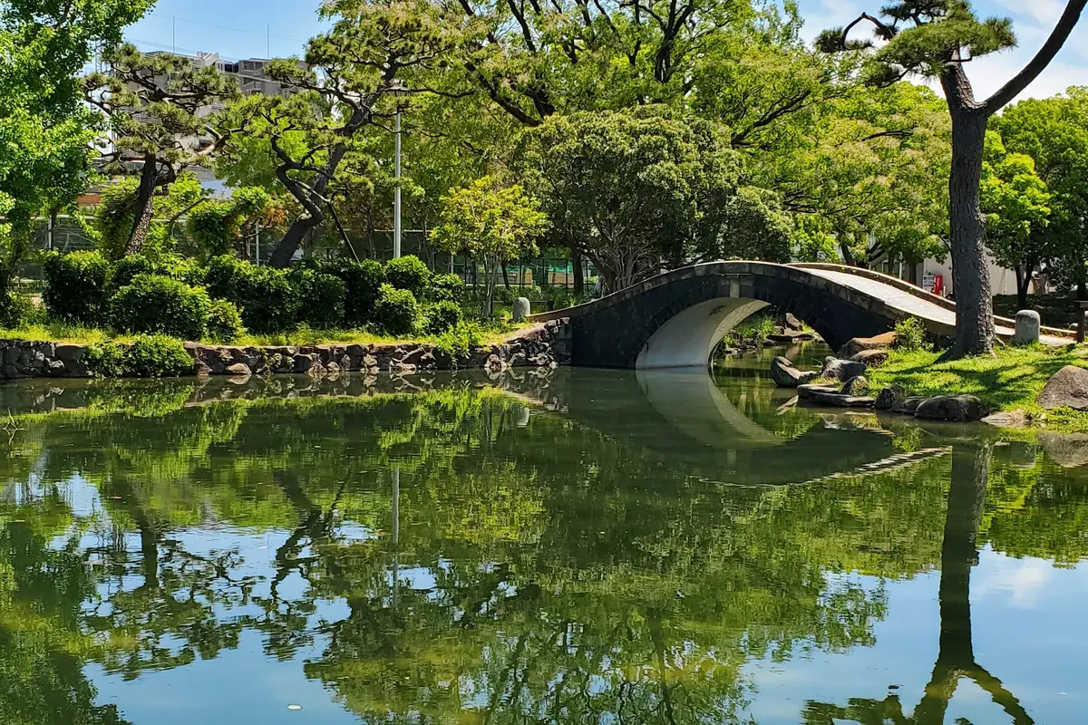 五月山公園の景観を活かした撮影イメージ