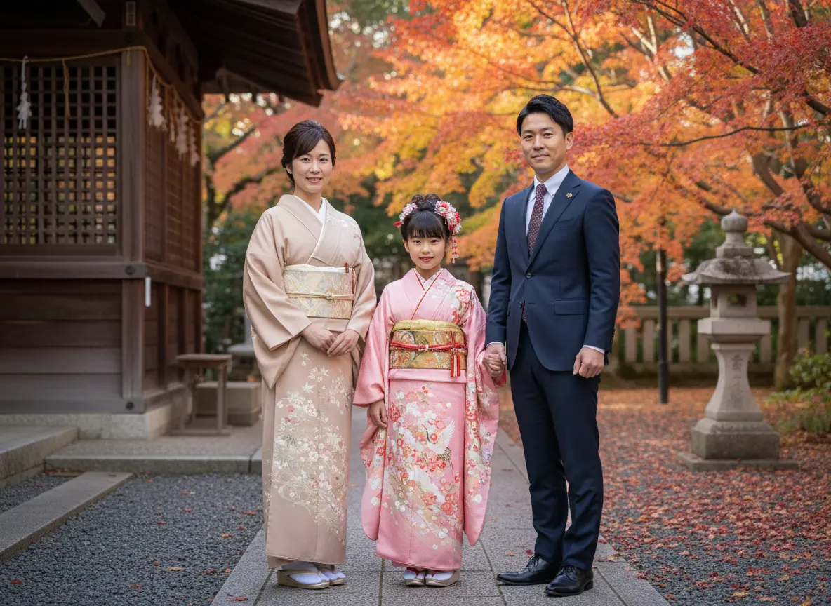 七五三の服装：お子様とご家族のコーディネート