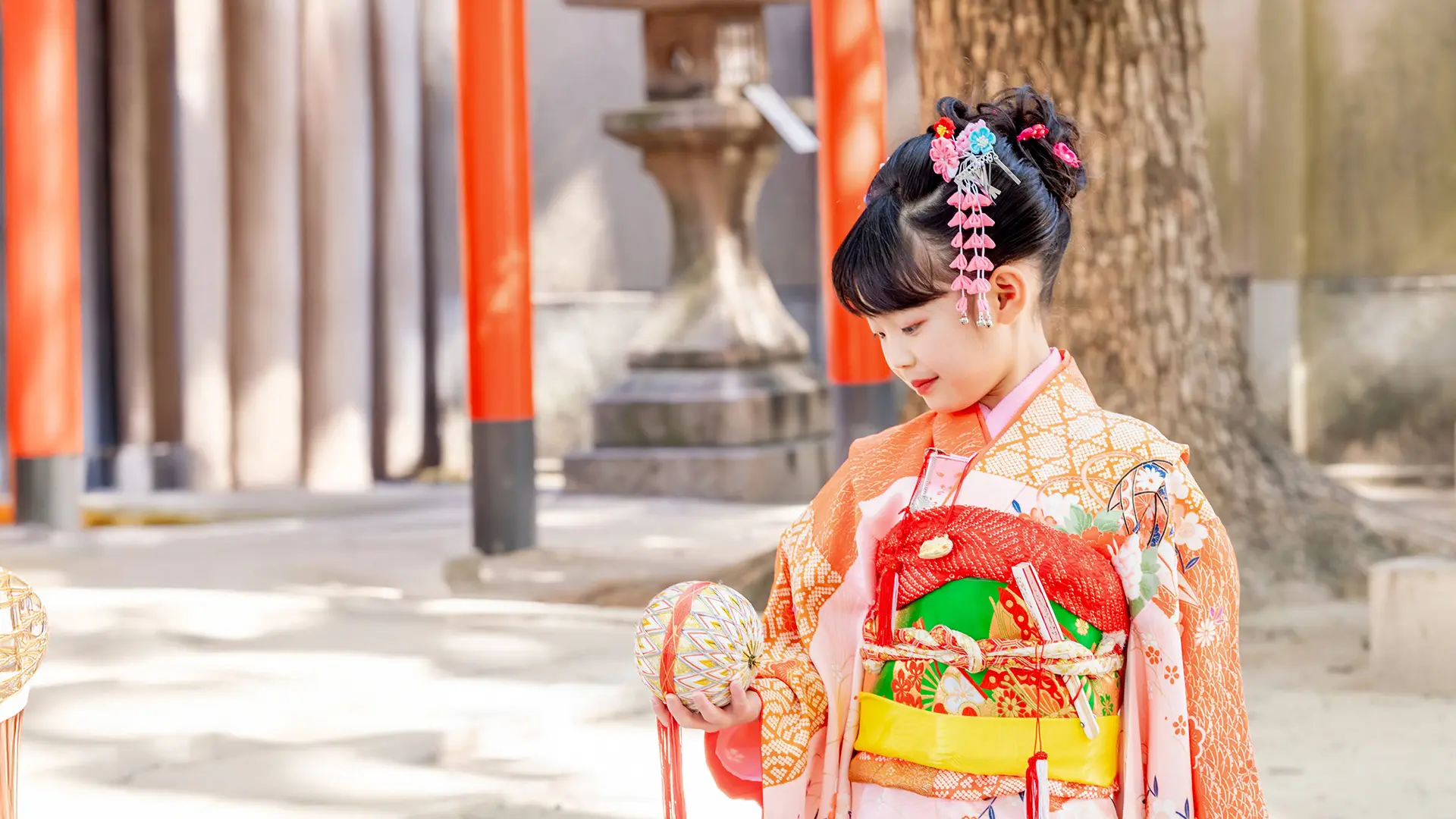 七五三の記念写真(七歳)撮影 - 撮影事例・ポートフォリオ写真