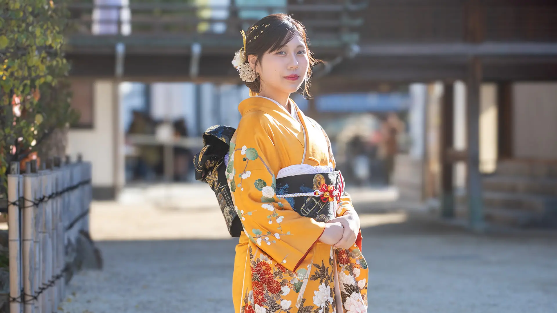 大阪天満宮の成人式写真