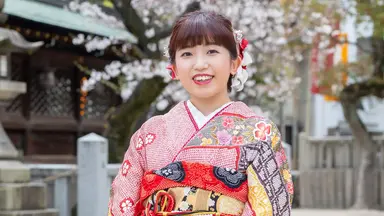 大阪天満宮の成人式写真