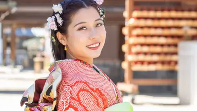 大阪天満宮の成人式写真