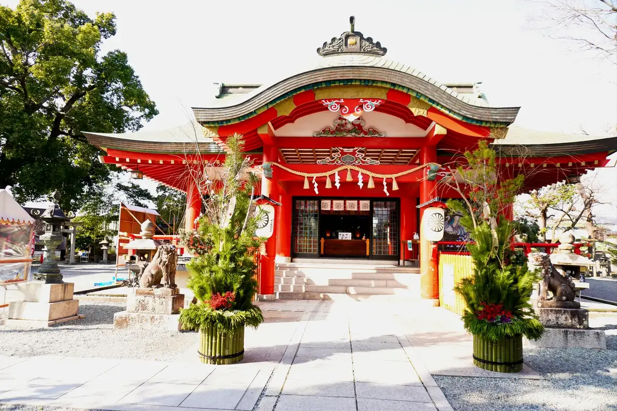 池田市室町に鎮座する呉服神社