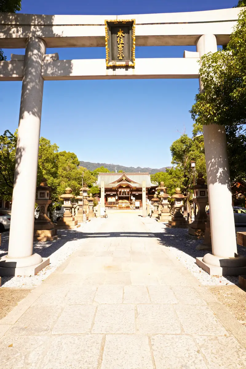 本住吉神社の境内風景