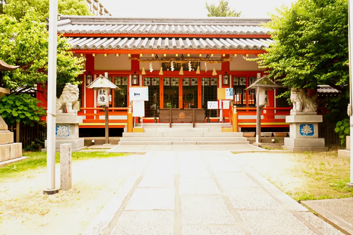 田蓑神社の境内