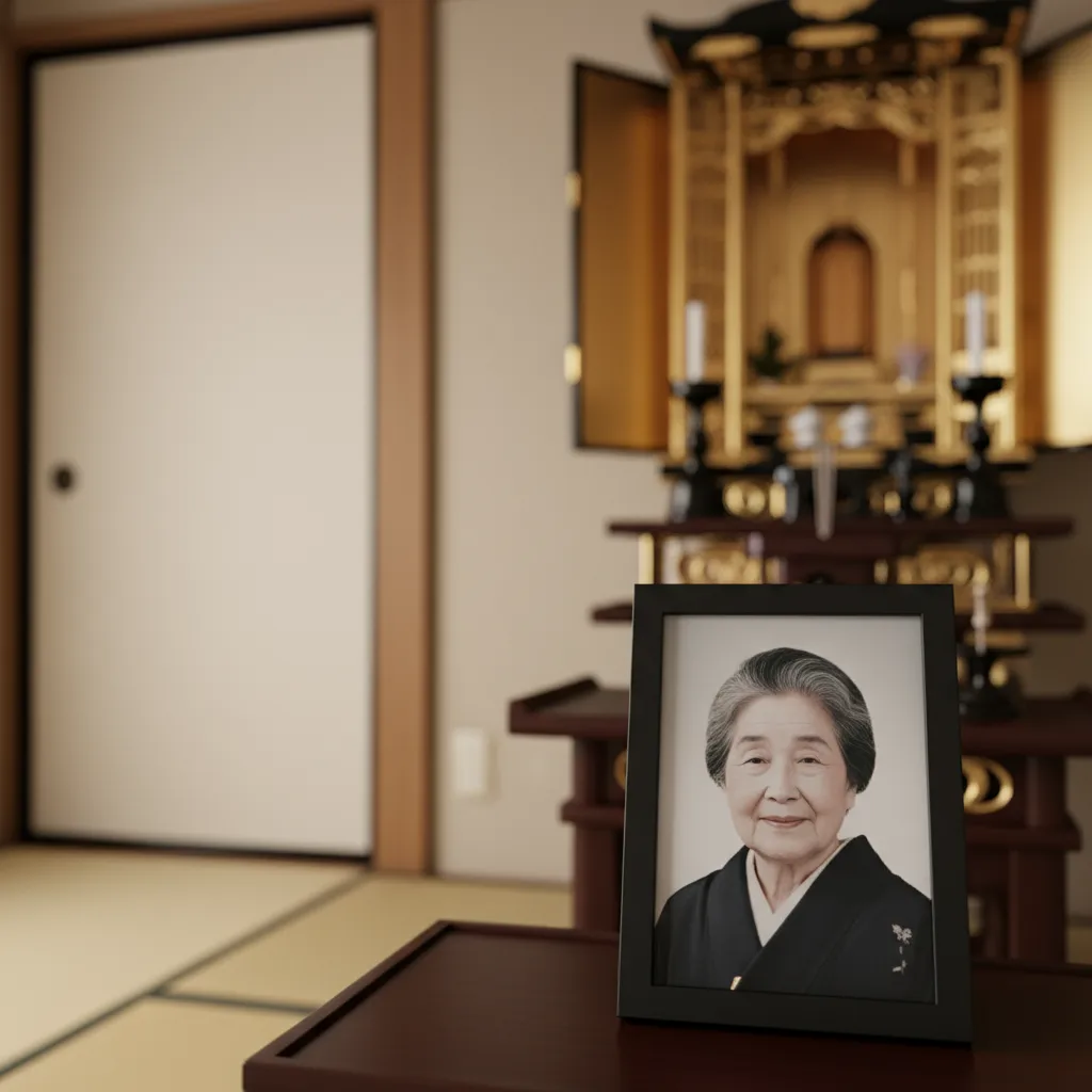 遺影写真の縮小 - 大阪の写真館スタジオアージュ